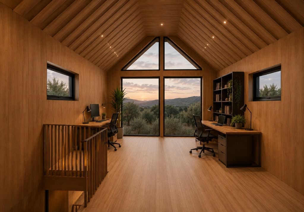 Upper floor — office